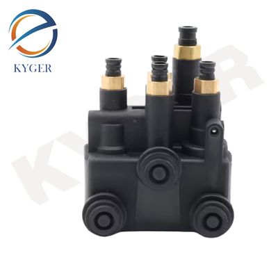 خرید LR070245 سیستم تعلیق اتوماتیک قطعات اتومبیل شیر سولینوئید هوا شیر بلوک جلو LR037081 برای Range Rover L405 2012 تولید آنلاین
