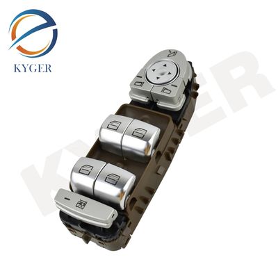 قطعات یدکی سوئیچ پنجره برق 2229052004 رنگ قهوه سوئیچ پنجره جلو برای مرسدس بنز W222 W213 222 905 20 04