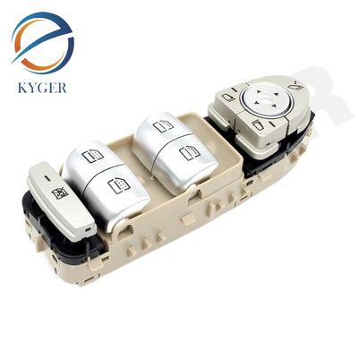 قطعات یدکی سوئیچ پنجره برق کاکی 2229052004 سوئیچ پنجره جلویی برای مرسدس بنز W222 W213 222 905 20 04