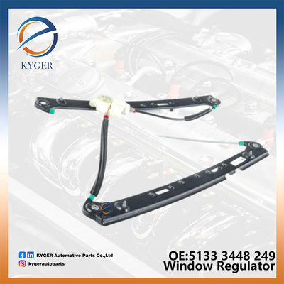 قطعات خودرو با کیفیت بالا تنظیم کننده پنجره جلو چپ 51333448249 5133 3448 249 برای BMW X3 E83