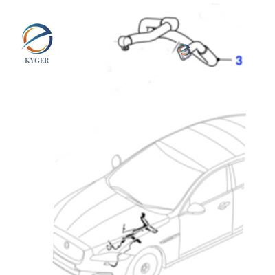 لوله تهویه مطبوع قطعات اتوماتیک با کیفیت بالا C2D51751 برای جگوار XJ